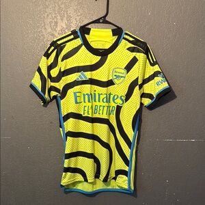 Adidas arsenal Yellow and Black Soccer Jersey
